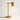 Luminária de Mesa Abajur Moderna Minimalista LED Metal Gold Lux - Dourado / Ø12x37cm - ORNE™