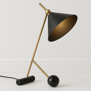 Luminária de Mesa Moderna Minimalista Saver - Preto - ORNE™