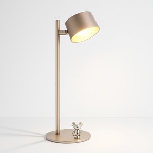 Luminária de Mesa Abajur Moderna Minimalista LED Metal Vantalle - Rose Gold - ORNE™