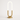 Luminária de Mesa Moderna Minimalista Oval LED Cyber - Dourado / Metal / Branco Quente (3000K) - ORNE™