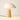 Luminária de Mesa Moderna Minimalista LED Mushroom - Branco e Madeira / Ø32cm x 32cm / Branco Quente (3000K) - ORNE™