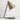 Luminária de Mesa Moderna Minimalista Articulada Metal Rasp - Preto e Dourado / Ø30x50cm - ORNE™