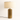 Luminária de Mesa Abajur Moderna Minimalista Tecido Ciliato - Ø40x51cm / Dourado / Tecido e Alumínio - ORNE™