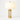 Luminária de Mesa Abajur Moderna Minimalista Tecido Finlle - Dourado e Branco / Ø38x69cm - ORNE™