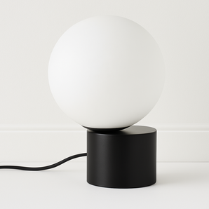 Luminária de Mesa Abajur Moderna Minimalista Charm - Preto - ORNE™