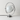 Luminária de Mesa Abajur Moderna Minimalista Metal Clione - Prata / Ø40x25cm - ORNE™