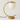 Luminária de Mesa Abajur Moderna Minimalista Moonlight - Dourado / Branco Quente (3000K) / Meia lua - ORNE™