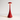 Luminária de Mesa Abajur Moderna Minimalista LED Metal Tacco - Vermelho / Dimerizável (3000K-6000k) / Ø9x26,5 - ORNE™