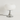Luminária de Mesa Abajur Moderna Minimalista Metal Buggy - Branco / Ø26x30cm - ORNE™