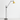 Luminária de Piso Coluna Moderna Minimalista Articulada Tater - Amarelo - ORNE™
