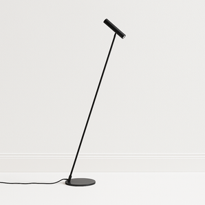 Luminária de Piso Coluna Moderna Minimalista LED Wazis - Preto / 130cm / Dimerizável (3000K-6000K) - ORNE™