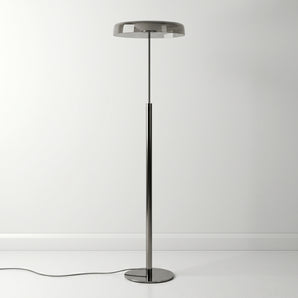 Luminária de Piso Coluna Moderna Minimalista Vidro Metal LED Pacová — ORNE