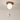 Luminária de Teto Plafon Sobrepor Orgânico Infantil Madeira Globo LED Boobles
