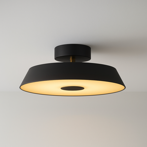 Luminária Plafon Moderna Minimalista Intrigue - Preto - ORNE™