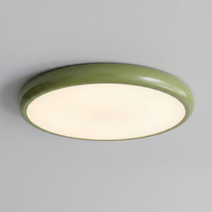 Luminária de Teto Plafon Sobrepor Redondo Moderno Minimalista Metal Bege LED Thermi — ORNE