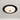 Luminária Plafon Moderna Minimalista LED Metal Acrílico Waspan - Preto / 220V / Ø40cm / Branco Quente (3000K) - ORNE™