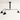 Luminária Plafon Moderna Minimalista Industrial Articulada Nerth Mouille - 3 lâmpadas / Ø254cm / Branco Quente (3000K) - ORNE™