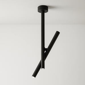 Luminária Pendente Moderna Minimalista Articulada Bat - Preto - ORNE™
