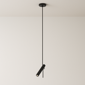 Luminária Pendente Moderna Minimalista Articulada Metal Siallos - 1 Lâmpada / Alumínio - ORNE™