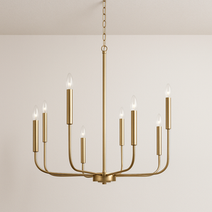 Luminária Pendente Moderno Clássico Northern - Dourado - ORNE™