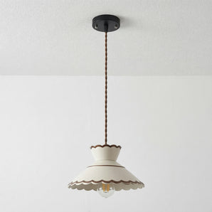 Luminária Pendente Clássico Retrô Vintage Cerâmica Metal Liela — ORNE