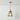Luminária Pendente Clássico Retrô Vintage Vidro Metal Dourado Pawe — ORNE