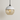 Luminária Pendente Moderna Minimalista Vidro Grace - Preto e Incolor / Ø12cm / Bulbo ou Filamento LED - ORNE™