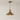 Luminária Pendente Industrial Vintage Retrô Metal Dourado Spire - Dourado / Ø22cm - ORNE™