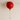 Luminária Pendente Moderna Minimalista Infantil Baloon - Brilho / Vermelho / Ø20cm - ORNE™