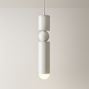 Luminária Pendente Minimalista Moderna Drain - Branco - ORNE™