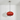 Luminária Pendente Moderna Retrô Vintage Vidro Metal Globo Vermelho Ploiesti — ORNE