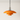 Luminária Pendente Moderna Minimalista Vidro Metal Caborian - Laranja e Dourado / Ø28.5x19cm / Vidro e Alumínio - ORNE™