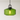 Luminária Pendente Moderna Minimalista Vidro Brille - Verde - ORNE™