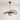 Luminária Pendente Moderna Minimalista Metal Couro Umbrella - Preto / Ø80cm / Branco Quente (3000K) - ORNE™