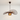 Luminária Pendente Moderna Minimalista Metal Couro Umbrella - Marrom / Ø80cm / Branco Quente (3000K) - ORNE™