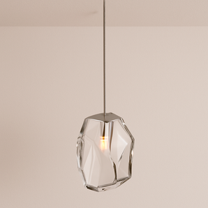 Luminária Pendente Moderno Minimalista Cristal Metal Astre