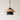 Luminária Pendente Moderna Minimalista Metal Madeira Tanizzo - Preto / Ø20x13cm / Alumínio e Madeira - ORNE™