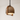 Luminária Pendente Moderna Minimalista Vidro Elbo - Bege / Branco Quente (3000K) - ORNE™