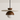 Luminária Pendente Moderna Minimalista Mármore Travertino Madeira Globo Bryan - Ø30x18cm / Branco Quente (3000K) - ORNE™
