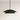 Luminária Pendente Moderna Minimalista Metal Baha - Preto / Branco Quente (3000K) - ORNE™