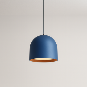 Luminária Pendente Minimalista Moderna Cupp - Azul - ORNE™