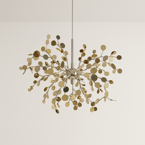 Luminária Pendente Moderno Minimalista Kirrily - Dourado / 40cm - ORNE™