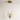 Luminária Pendente Moderna Minimalista Metal LED Bride - Dourado / Branco Quente (3000K) - ORNE™