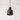Luminária Pendente Moderna Minimalista LED Metal Bueyes - Preto / Ø10x14cm / Branco Quente (3000K) - ORNE™