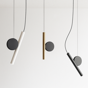 Luminária Pendente Moderno Minimalista LED Fixture - Branco - ORNE™