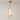 Luminária Pendente Moderna Minimalista Arco Metal LED Loop - Dourado / Branco Quente (3000K) - ORNE™