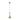 Luminária Pendente Moderna Minimalista Penn - Amarelo / Ø15cm / Metal - ORNE™