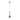 Luminária Pendente Moderna Minimalista Penn - Azul / Ø15cm / Metal - ORNE™