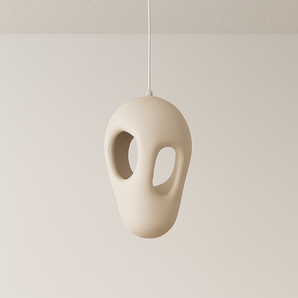 Luminária Pendente Moderna Minimalista Resina Nomam - A / Ø27x43cm / Branco Quente (3000K) - ORNE™