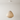 Luminária Pendente Minimalista Tecido Brea - Ø30x26cm - ORNE™